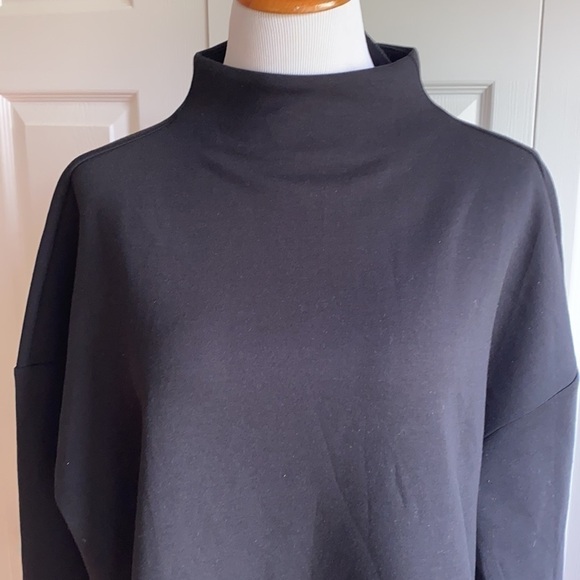 MPG Black Side-Slit Expressive Mock Neck Sz XL - Picture 3 of 11